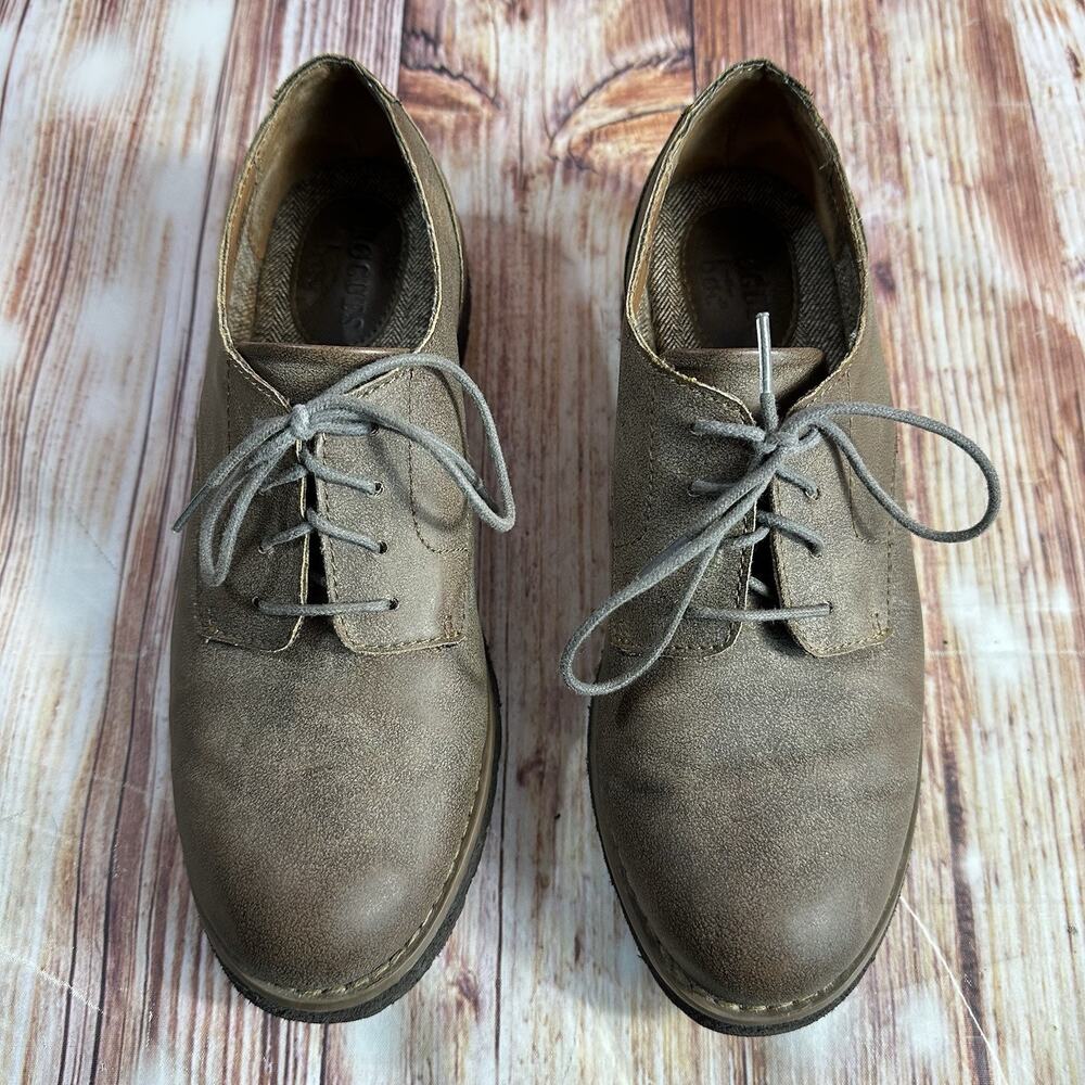 Brogues By BOC Womens Size 8 M Brown Leather Lightweight Shoes Oxfords - Picture 3 of 10